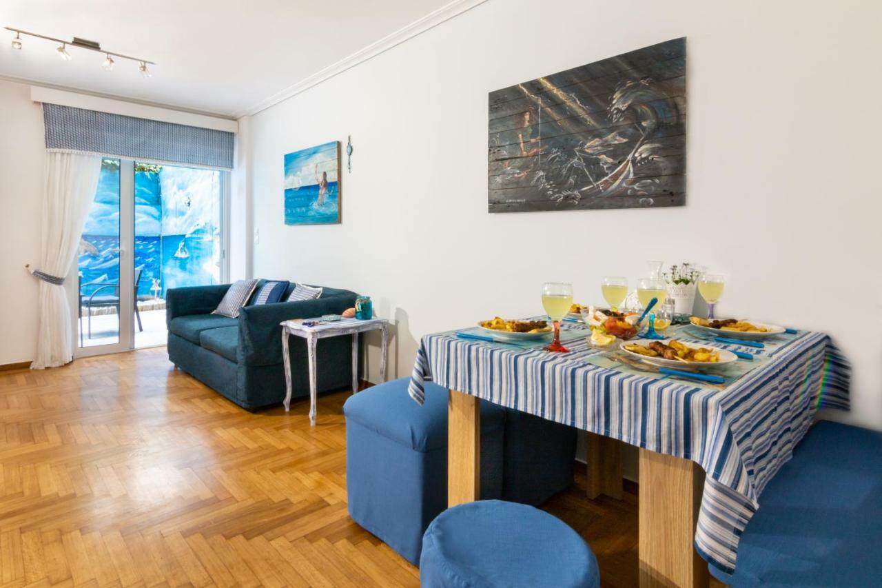 Coastal Apartment Palaio Faliro Athena Bagian luar foto